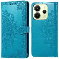IMoshion Etui de télephone Mandala pour Xiaomi Redmi Note 14 (4G) - Turquoise