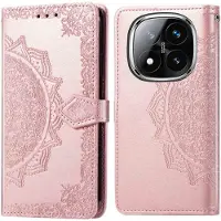 IMoshion Etui de télephone Mandala Xiaomi Redmi Note 14 Pro (4G) - Rose Doré