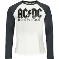 Ginza.se T-shirt manches longues de - Amplified Collection - Back In Black - S - 3XL - pour Homme - multicolore - Taille S