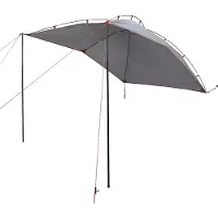 vidaXL Tente pour voiture Gris et orange Imperméable