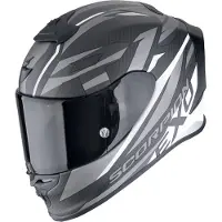 Scorpion EXO-R1 Evo Carbon Air Runner, casque intégral ,Mat Noir/Blanc/Gris ,L