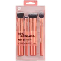 Real Techniques Face Base Makeup Brush Set pour le cache-cernes Foundation & Contour fonctionne avec des produits de cr me liquide et de poudre p