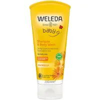 Weleda Baby and Child shampoing et gel de douche pour enfant souci 200 ml