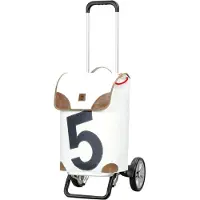 Andersen Shopper Cabas 'Alu Star 360°' marron / noir / blanc