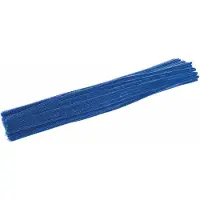 Colorations - Fil chenille bleu, 100pcs.