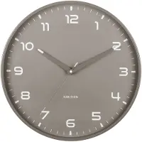 Karlsson - Horloge murale Orgullo - Gris foncé - Ø40cm
