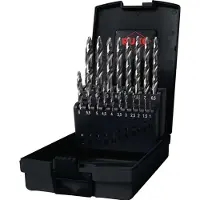 RUKO Flowstep Metal Drill Bit 19 Units Argenté