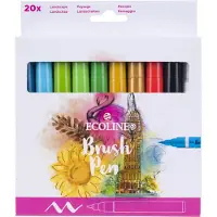 Royal Talens Brushpen Ecoline 20er Set, Strichstärke: B, Brush