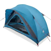 vidaXL Tente de camping 1 personne bleue imperméable