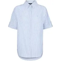 Jimmy Sanders Chemisier bleu / blanc