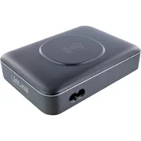InLine Qi Powerstation Multiport, alimentation, chargeur, 4x USB Typ-C, 2x USB Typ-A, GaN, 100W, Wireless charging 15W, noir (31517K)