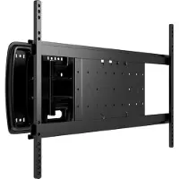 Multibrackets Support mural 40 -100", métal, noir, inclinable 7 (Mur, 100 kg, 40" - 100"), Support mural pour TV, Noir