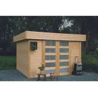 Solid Abri de jardin "Odense" - 7.64 m² - 3.02 x 3.02 x 2.19 M - 28 mm