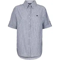 Jimmy Sanders Chemisier bleu marine / bleu nuit / blanc