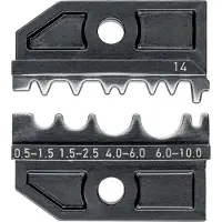 Knipex 97 49 14 Jeu de sertissage Connecteurs à sertir non isolés, connecteurs bout à bout non isolés, connecteurs à sertir non isolés 0.5 à 10 mm² Convient pour la marque 97 43