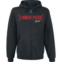 Linkin Park Sweat-shirt zippé à capuche de - Meteora Rouge - S - XXL - pour Homme - noir - Taille S