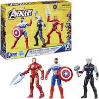 Marvel Avengers Epic Hero Series Team-Up Geschenkpack, Superhelden-Spielzeug 10 cm