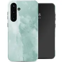 Selencia Coque arrière Vivid Samsung Galaxy S25 Plus - Marble Grayed Jade