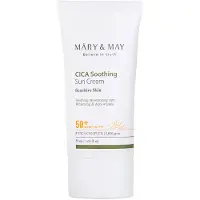 MARY & MAY Cica Soothing crème protectrice apaisante SPF 50+ 50 ml