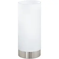 Eglo Lampe de table Damasco 1 21cm nickel mat