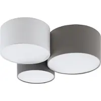 Eglo Plafonnier Pastore, anthracite/brun, E27, 61 x 49,5 x 25,5 cm