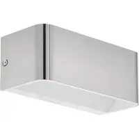 Eglo Spot mural en acier inoxydable Sania 4 20 cm