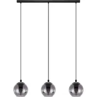 Eglo Lampe de table Ariscani 3 flammes verre fumé