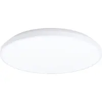 Eglo LED Plafonnier Crespillo, 1 flamme en acier et plastique, plafonnier blanc, lampe LED en saillie blanc neutre, Ø 31,5 cm