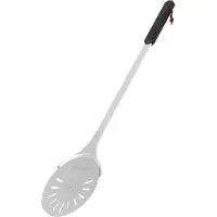 Cozze spatule à pizza, tournante, pelle à pizza avec long manche, 76 cm x 18 x 3 cm, inox / plastique, argent / noir