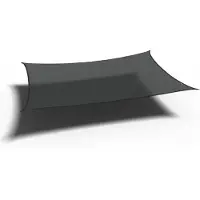Platinum Sun & Shade - Coolfit - Toile d'ombrage - Rectangle - 400x300cm - Noir - Garantie 5 ans - 95% de protection UV - Tissu solide 285 g/m² - Grande solidité des couleurs