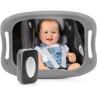 Reer Miroir de sécurité LED pour voiture BabyView