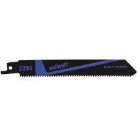 Wolfcraft Lames de scie sabre HCS / Bois clouté, métaux non ferreux / Sciage de précision dans le bois, sciage