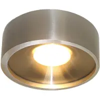 Artdelight Plafonnier en acier inoxydable Orlando Ø 14 cm