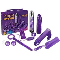 You2Toys - coffret sextoys vibrant 9 pièces - silicone violet