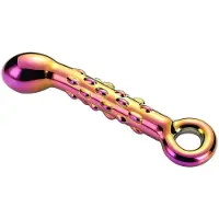 Dream Toys Glamour Glass G-Spot Dildo rainbow 18,2 cm