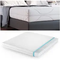 VitaliSpa Matelas en mousse froide Blanc 180x200cm 20 cm de hauteur, Model 12582