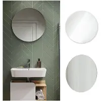 Vicco Miroir mural Karen Blanc 60x60cm Rond, Model 40737