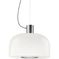 Flos Bellhop Glass Suspension Bright Aluminium