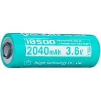 Olight 18500 Batterie Li-ion 2040mAh Rechargeable