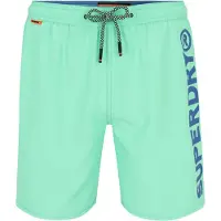 Superdry Shorts de bain bleu roi / menthe / orange / noir