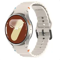 IMoshion Bracelet Wave en silicone Samsung Galaxy Watch 4 / 5 / 6 / 7 / FE (20 mm) - Starlight