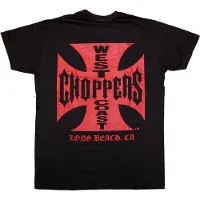 West Coast Choppers Og Classic Short Sleeve T-shirt Rouge,Noir L Homme
