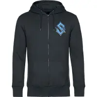 Sabaton Sweat-shirt zippé à capuche de - Reaper - S - 3XL - pour Homme - noir - Taille XL