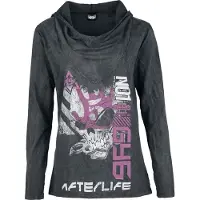 Five Finger Death Punch T-shirt manches longues de - AfterLife - S - M - pour Femme - gris - Taille S