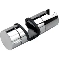 Schutte 66340 Support de douche DN 18/22/25 mm, chromé, pour barre de douche