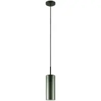 Eglo Lampe à suspension en verre Keyns noir avec verre fumé