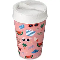 Koziol Tasse Isotherme Koziol Bio-Circulair Iso To Go Holidays 400 ml