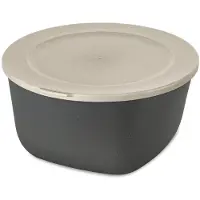 Koziol Boîte avec couvercle, anthracite, contenance : 4 litres