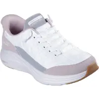 SKECHERS Baskets basses 'Slip-Ins: Cozy Fit Knotted Bungee' blanc