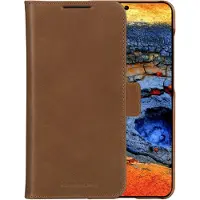 dbramante1928 Étui de télephone portefeuille Lynge Samsung Galaxy S25 - Marron
